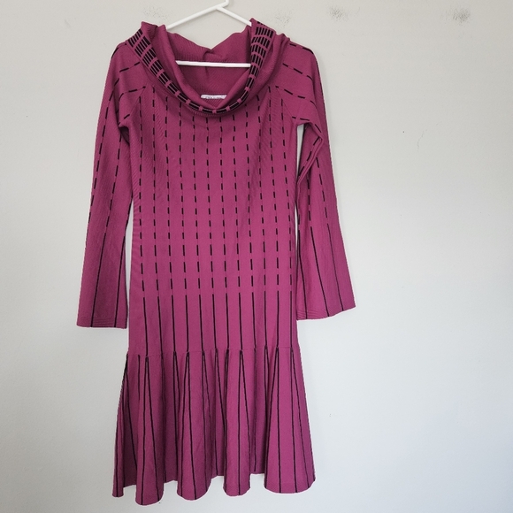 Prabal Gurung Purple Off The Shoulder Dress Size 4 - Picture 3 of 9